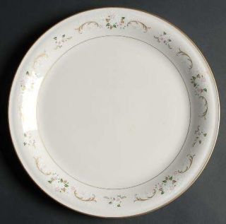 Mikasa Rose Bay Dinner Plate, Fine China Dinnerware   Pink, White Flowers, Gold