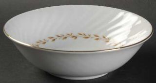Grantcrest Golden Swirl Coupe Cereal Bowl, Fine China Dinnerware   Ring Of Wheat