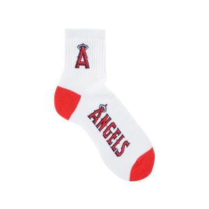 Los Angeles Angels of Anaheim For Bare Feet Ankle White 501 Med Sock