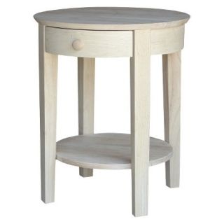 Accent Table Telephone Stand   Unfinished