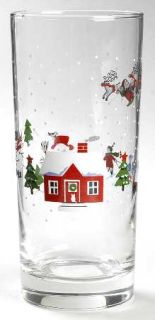 Pfaltzgraff Snow Village 14 Oz Glassware Cooler, Fine China Dinnerware   Snowman