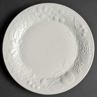Gibson Designs Fruit Off White Dinner Plate, Fine China Dinnerware   Off White,