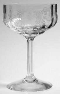 Fostoria Tara Champagne/Tall Sherbet   Stem #6126, Etch #34