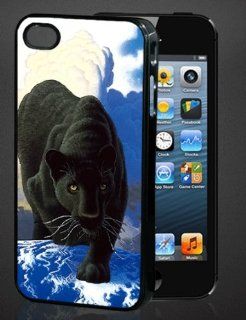 3D iPhone5 case Naked eye Flash effect PANTHER  w/ bubble free screen protector Cell Phones & Accessories