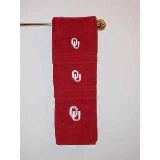 Set of 2 (Two) Oklahoma Sooners 3 Piece Towel Sets   BUY AN EXTRA TOWEL SET AND SAVE ON BUNDLING  