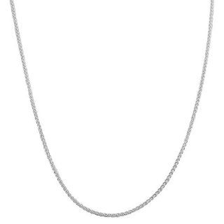 Sterling Silver 1.1 mm Round Wheat Chain (16 Inch) Chain Necklaces Jewelry