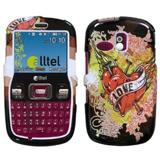 Hard Plastic Snap on Cover Fits Samsung R350 R351 Freeform Love Tattoo MetroPCS (does not fit Samsung R360 Freeform II) Cell Phones & Accessories