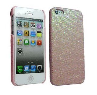 s Brand Slim Fit Premium Quality IPHONE 5, 5S, 5G, 5GS NEW LIGHT PINK GLITTER HARD CASE Doesn't fit IPhone 4/ iPhone 4S Cell Phones & Accessories