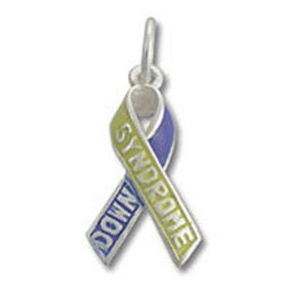 Down Syndrome Awareness Ribbon Charm 