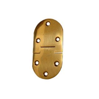 Butler Tray Hinges, Round, 3" Length x 1 1/2" Width Hinge, Requires No. 6 Screws Not Included   Cabinet And Furniture Hinges  