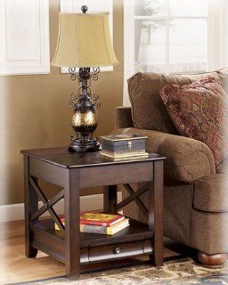 Hayley Square Storage End table by Ashley Furniture  