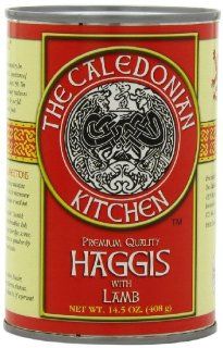 Caledonian Kitchen Haggis With Lamb, 14.5 Ounce Cans (Pack of 3)  Packaged Meats And Seafoods  Grocery & Gourmet Food