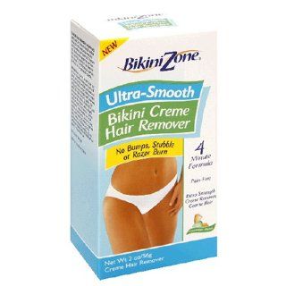 Bikini Zone Bikini Creme Hair Remover, Green Tea Fortified, Packaging May Vary, 2 Ounces (Pack of 3) Health & Personal Care