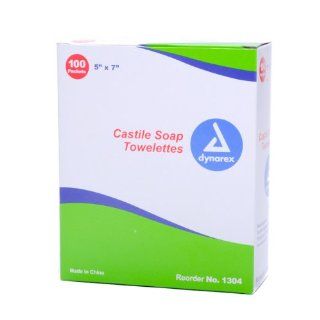 Dynarex Castile Soap Towelettes 100 per box Health & Personal Care