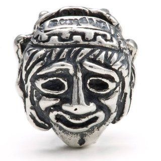 Melina World Jewellery   Comedy & Tragedy Masks / Comedia y Tragedia Mascarillas   5002   Sterling Silver 925   Handmade in Greece and inspired by Olympic, Greek and Mediteranean history and motives. Beads fits Biagi. Chamilia, Pandora and Trollbeads e