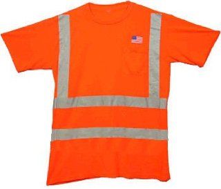 Class Three Level 2 ORANGE safety SHIRTS with Silver stripes XXL Size   Safety Vests  