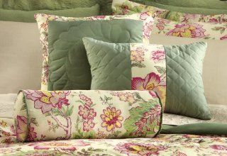 Botanical Bedroom Accent Throw Pillow Set   Neck Pillows