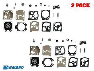 Genuine Walbro K20 WAT Carburetor Repair Kit for Husky Saw 51 / 55 Trimmer TD18DVX, Stihl 026 / 1121 (2 Pack)