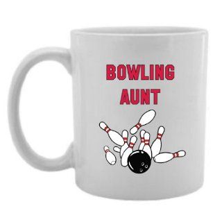 Mashed Mugs   Bowling Aunt   Jumbo Coffee Cup/Tea Mug (White) Kitchen & Dining