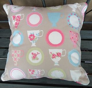 summer cotton cushion by alphabet interiors