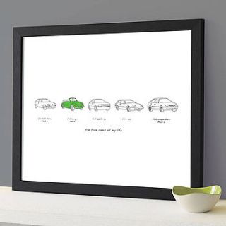 personalised carvolution print by oh studio