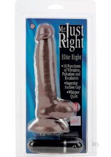 California Exotic Novelties Mr Just Right Elite Eight Brown Health & Personal Care