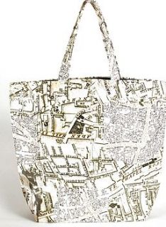 history maps bag by gina pierce design