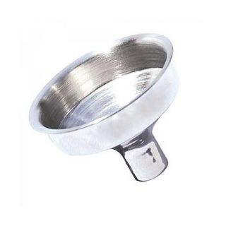 steel hip flask funnel by david louis design