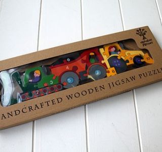 digger number jigsaw by posh totty designs interiors