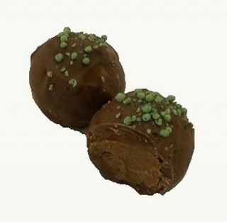 kayla lemon grass milk chocolate truffles by martin's chocolatier