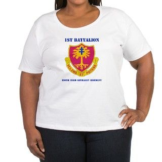 DUI   1st Bn   320th FA Regt with Text T Shirt by mtsservices2