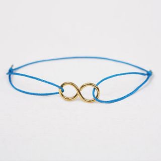 gold friendship bracelet, ultramarine by bohemia
