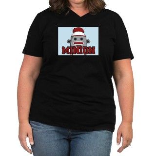 Mishas Minions Womens Plus Size V Neck Dark T Sh by listing store 70793282