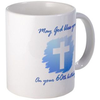Christian 60th Birthday Mug by birthdaybashed