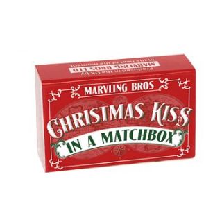 mistletoe christmas gift in a matchbox by marvling bros ltd.
