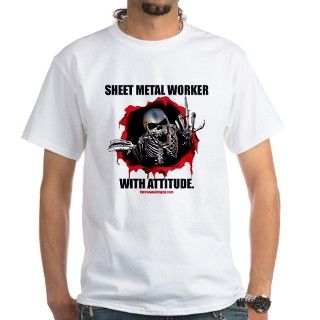 Sheet Metal Worker with Attitude Shirt by DragUpStore