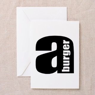 AudioBurger Logo Greeting Cards (Pk of 10) by TheBurgerHut