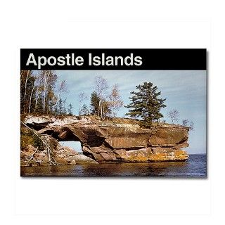 Apostle Islands National Lake Rectangle Magnet by thebesttees