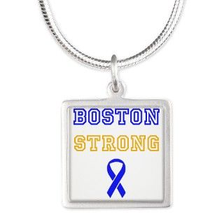 Boston Strong Ribbon Design Necklaces by BeantownDesigns