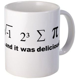 I ate some pie Small Mug by letsgoscience