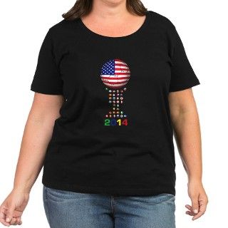 USA soccer Plus Size T Shirt by soccerade