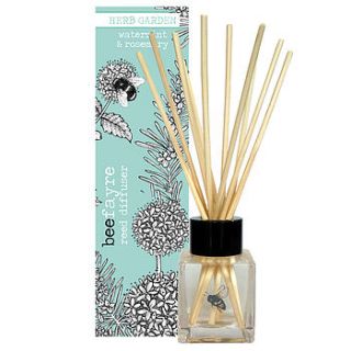 watermint and rosemary reed diffuser by beefayre