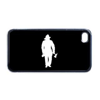 Fire fighter fireman Apple iPhone 4 or 4s Case / Cover Verizon or At&T Phone Great Gift Idea Cell Phones & Accessories