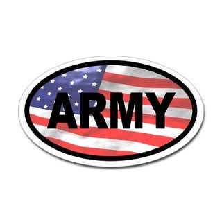 American Flag ARMY Oval Decal by atozovals