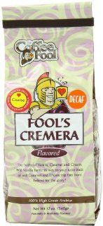 The Coffee Fool Coarse Grind, Fool's Decaf Cremera, 12 Ounce  Ground Coffee  Grocery & Gourmet Food