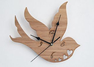 swallow clock by studio thirty two