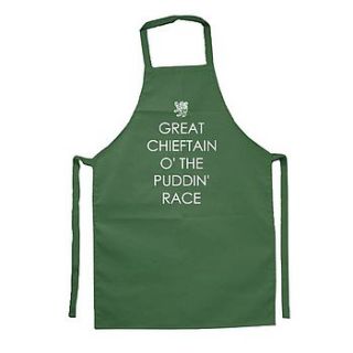 'great chieftain o the puddin race' apron by eat haggis