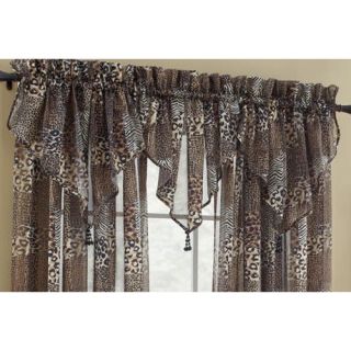 Animal Attraction Polyester Curtain Valance
