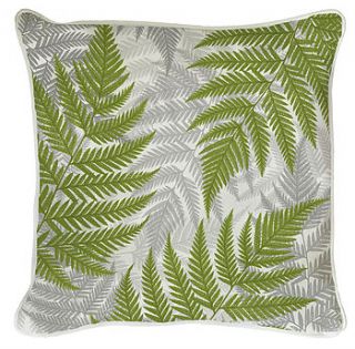 fern fronds cushion by natural history