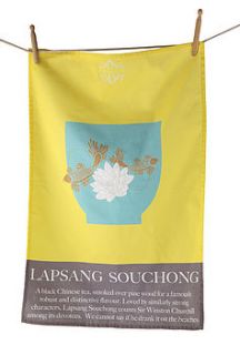 lapsang souchong tea towel by alison appleton